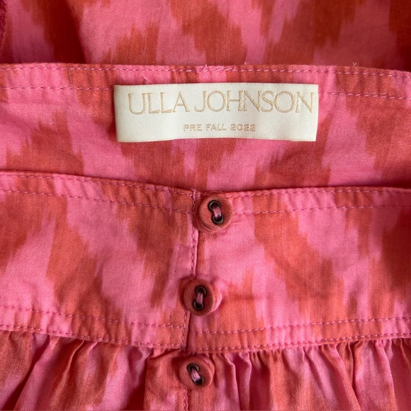 Ulla Johnson Iris Tank Top | Bougainvillea pink & orange print | size 0 - Picture 2 of 10
